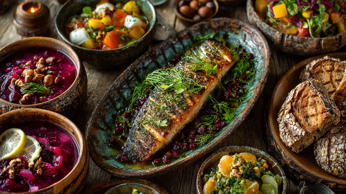 Farfurie colorată cu mâncare sănătoasă și echilibrată pentru seniori